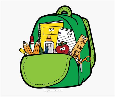 backpack-clipart - Eleanor Hall School