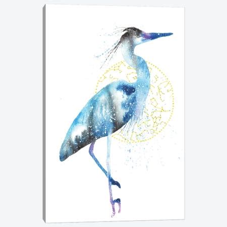 Heron In Water Canvas Art Print by Stellar Design Studio | iCanvas