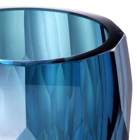 Casa Padrino Vase En Verre D Coratif De Luxe Bleu X H Cm