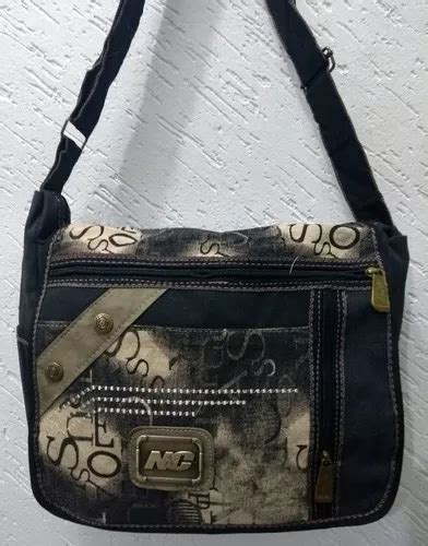 Malet N Nc Bolsa Pasta Carteiro Tiracolo Lona Masculino Feminino Preta