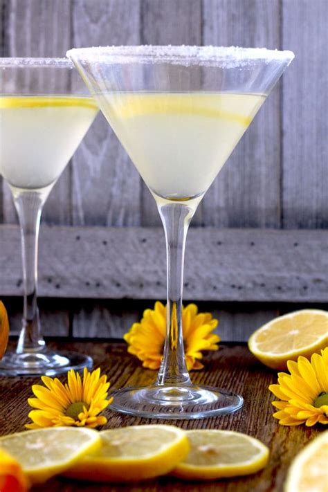 Lemon Drop Cocktail ~ Sunshine In A Glass! | Lemon Blossoms