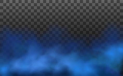 Blue Vector Cloudiness Fog Or Smoke On Dark Checkered Background