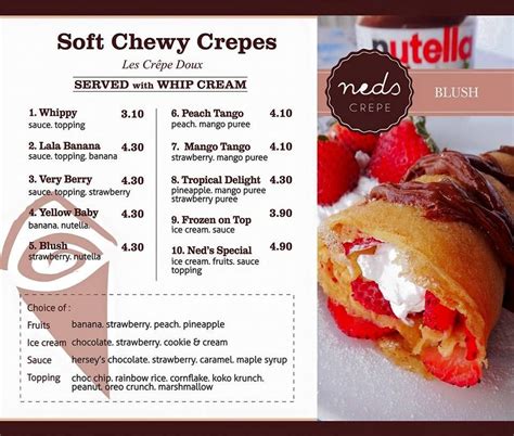 Sweeten Up Your Day With Our Wide Variety Of Soft Chewy Crepes Find Out What We Have To Offer