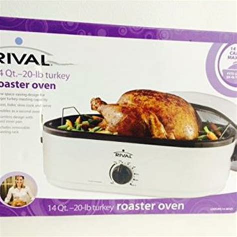 Best New Rival 14 Quart 20 Pound Turkey Roaster Oven for sale in ...