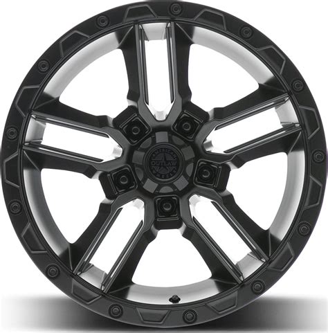 American Outlaw Railcar Sb Rims Wheels Satin Black X Group A Wheels