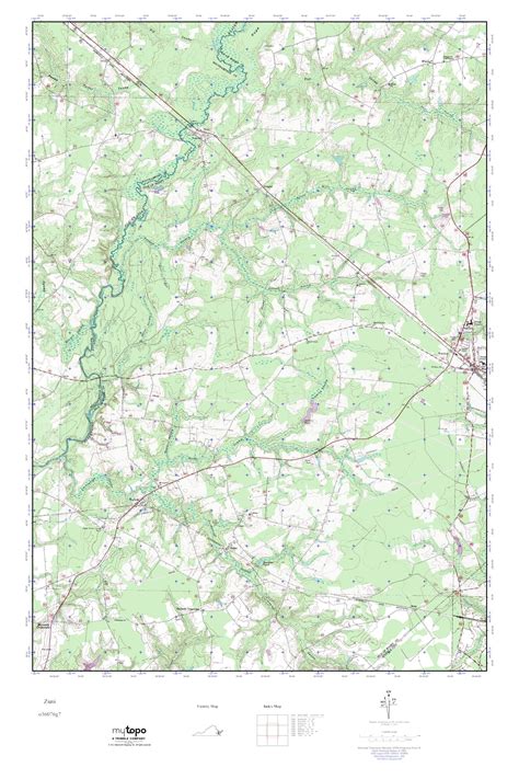 Mytopo Zuni Virginia Usgs Quad Topo Map