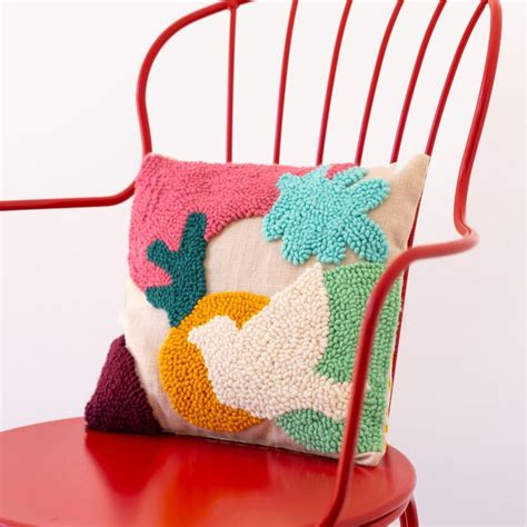 Matisse Pillow Embroidery Pattern Punch Needle Pattern PDF Punch