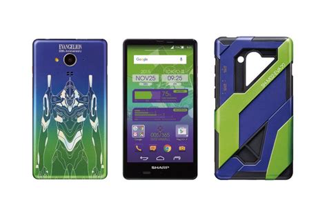 This Neon Genesis Evangelion Smartphone Is Purple Green And Glorious The Verge