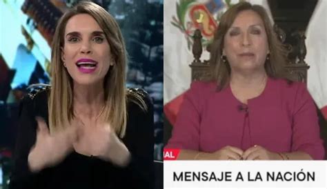 Juliana Oxenford Critica Mensaje A La Nación De Dina Boluarte Por No