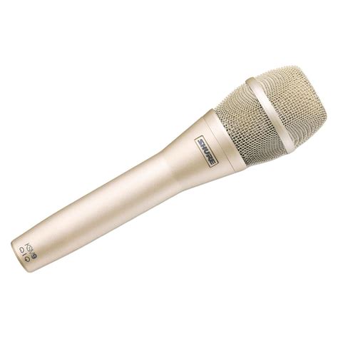 Shure Ksm Micr Fono De Condensador De Mano Champagne Audio Store