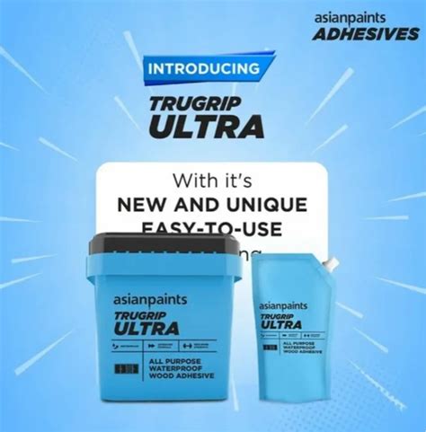 Asian Paints Trugrip Ultra Waterproof Wood Adhesive 5 Kg At Rs 1070