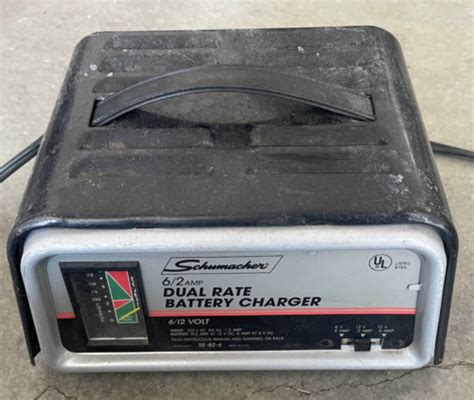 Schumacher 6 2 12 6 Volt Dual Rate Battery Charger SE 82 6 EBay