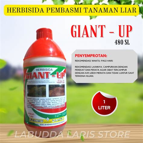 Jual Giant Up Herbisida Rumput Liter Obat Pembasmi Rumput Racun Obat