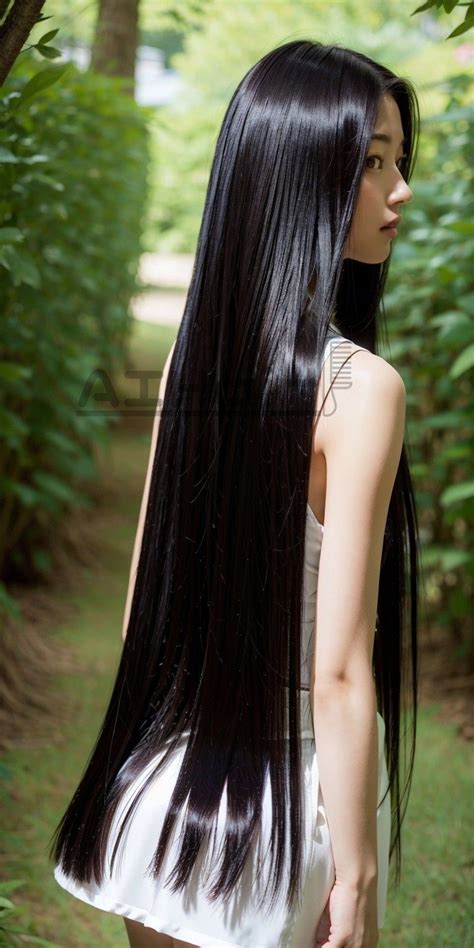 Long Silky Hair Long Black Hair Long Straight Hair Long Hair Girl