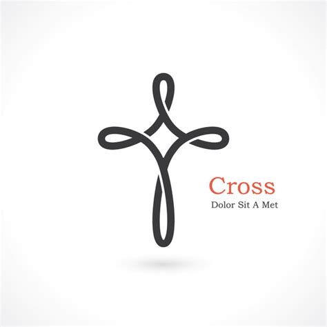 Christian Cross Vector Symbol Flat Over 19 454 Royalty Free Licensable