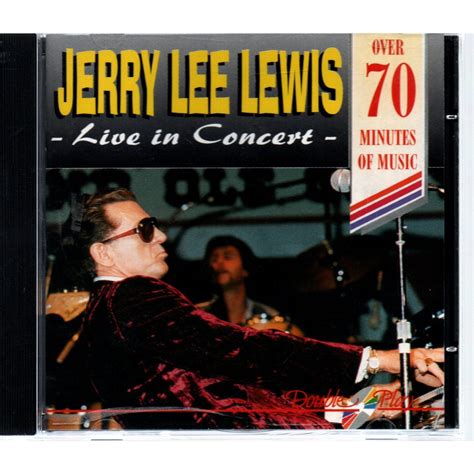 Cd Jerry Lee Lewis Live In Concert Bootleg Importado Mcps Shopee Brasil