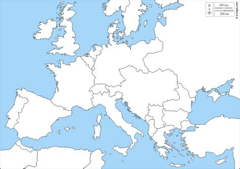 Eurasia Blank Map