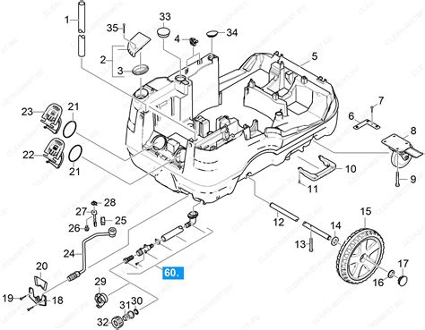 Корпус нижняя часть Аппарат высокого давления с подогревом воды Hds E