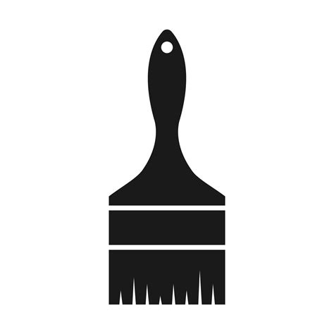 Paint Brush Silhouette