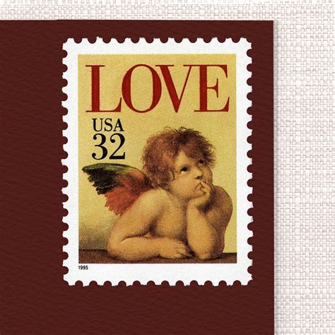 32 Love Cherub Pack Of 25 Unused Stamps From 1995 Vintagepostagestamps