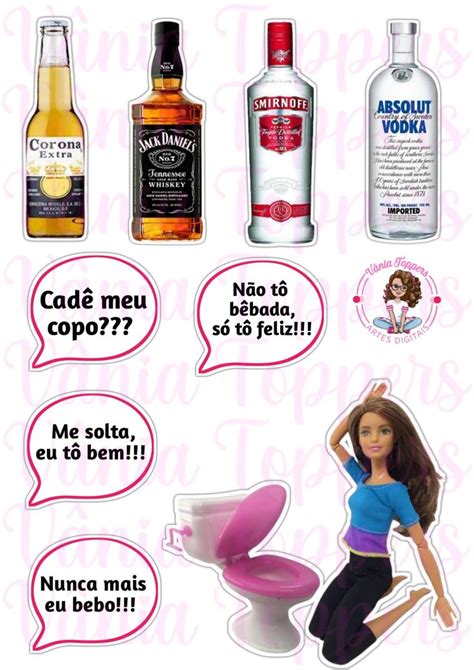 Barbie Bolo barbie bêbada Bolo barbie Bolo boteco feminino