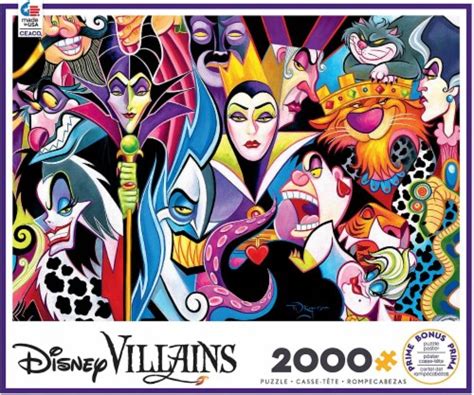 Ceaco Disney Villains Jigsaw Puzzle 2000 Pieces 1 Ralphs