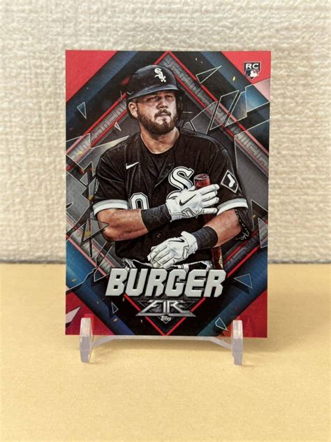 Flame Parallel 23 Jake Burger Chicago White Sox Rc 2022 Topps Fire