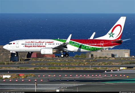 CN RNZ Royal Air Maroc Boeing 737 8B6 WL Photo by Alejandro Hernández