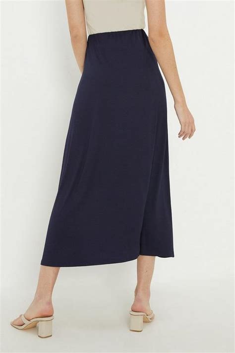 Skirts Navy Midi Skirt Dorothy Perkins