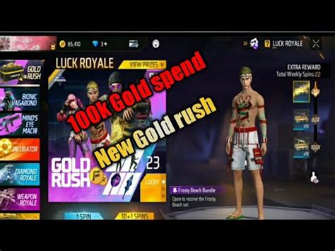 New Gold Rush Event Free Fire How To Get Free Gold Rush Bundle Spend