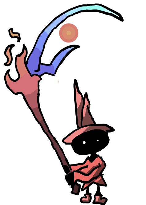 Tiny Wizard Giant Scythe Roriginalcharacter