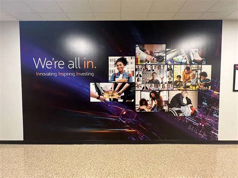 We Produce And Install Wall Wraps For Workplaces In Winston Salem NC