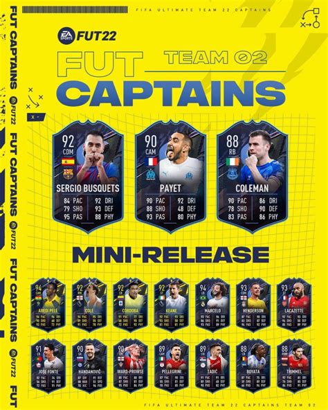 FIFA 22 FUT Captains Team 2 Mini Release And Leaks FifaUltimateTeam