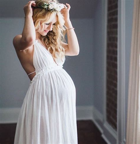 Pregnant Boho Wedding Novias Embarazadas Vestidos De Novia