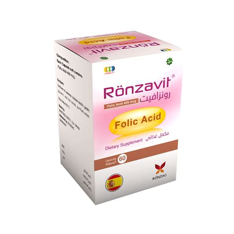 Ronzavit Folic Acid 400 Mcg Comprimidos Rönzac