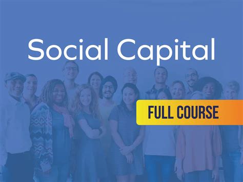 Social Capital Course January 2023 Institute For Social Capital