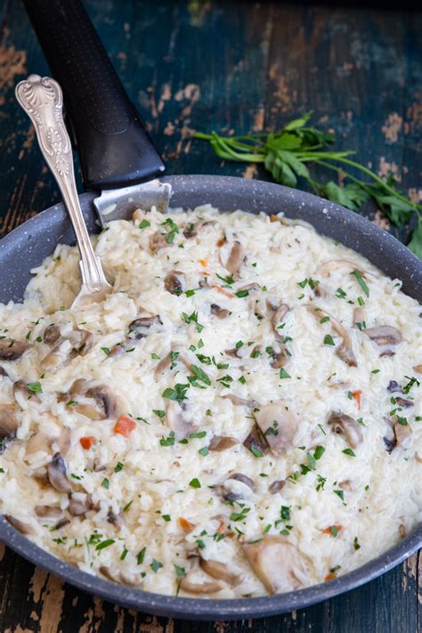 Creamy Mushroom Risotto Recipe An Italian In My Kitchen