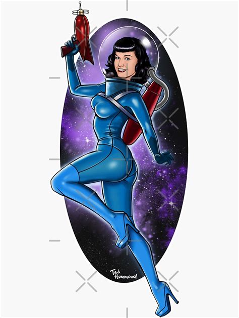 Astro Bettie Sticker For Sale By Airbrush1 Redbubble