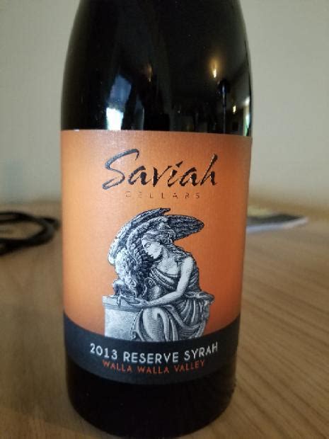 Saviah Cellars Syrah The Funk Estate Usa Washington Columbia