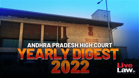 Andhra Pradesh High Court Annual Digest 2022 Citations 1 137