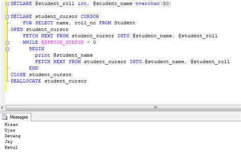 Using Cursor In Sql Server Csharpcode Org Hot Sex Picture
