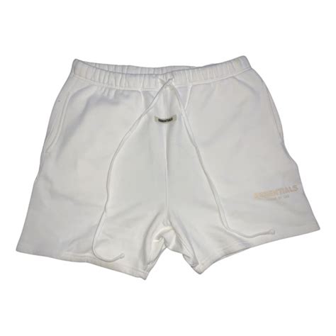 Pre Owned Fear Of God Essentials Short In White Modesens