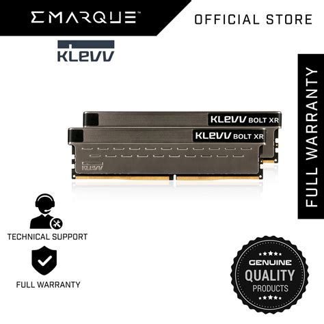 KLEVV BOLT XR DDR4 3600MHz 8GB Single 16GB 8GBx2 32GB