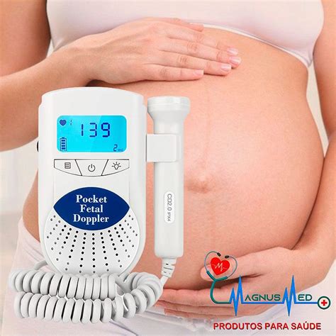 Doppler Fetal Monitor Sonar Detector SonoSound Para Sons E Batimentos