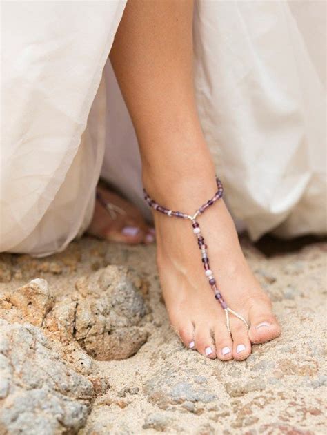 Make Your Own Custom Barefoot Beach Wedding Sandals Diy Barefoot