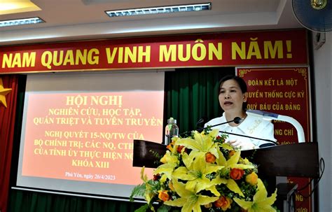 Hội nghị Nghiên cứu học tập quán triệt và tuyên truyền Nghị quyết 15