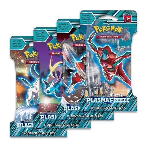 Pok Mon Plasma Freeze Sleeved Booster Play Collect