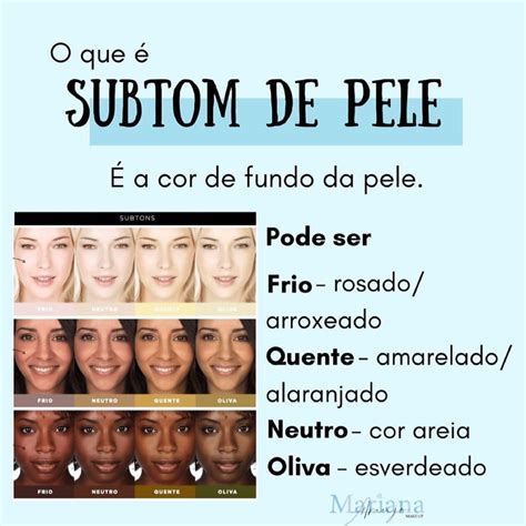 O Que Subtom De Pele Subtom De Pele Nada Mais Do Que A Cor Que