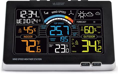 La Crosse Technology 327 1414W Color Wireless Wind Speed Weather