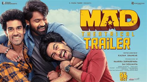 MAD - Official Trailer | Kalyan Shankar | S. Naga Vamsi | Bheems ...